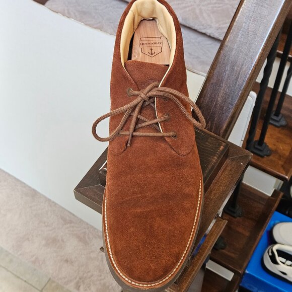 Samuel Hubbard Men's Suede Chukka Boots, Chestnut, Sz 12 - Picture 10 of 16